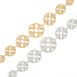 Silver Plated Stainless Steel Bracelets / handmade Wedding jewelry