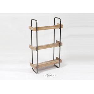 China Floating Rustic Small Metal And Wood Display Shelves supplier
