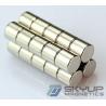 Diameter 8x30mm Long Bar Cylinder Powerful Nickel Coated Neo Magnet