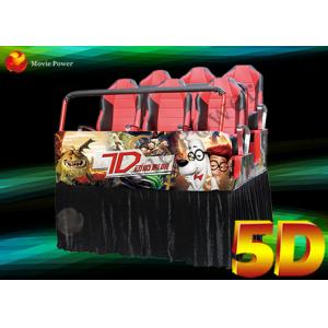 Truck Mobile 5.1 Sound Track 5D Movie Theater With Bubble / Rain / Wind Effect