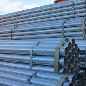 Hot Dip Gi Seamless Galvanized Round Steel Pipe ASTM A106 Sch 40 ERW GI Iron Tube