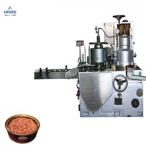 Higee canned food meat corned beef filler seamer canned meatloaf filling seaming machine