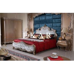 China Royal Bed Solid Wood Bedroom Furniture  LS-A318A-1 supplier