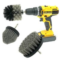 China Electric Power Grout Drill Scrub Brush Scrubber Attachment Multifunctional For Cleaning on sale