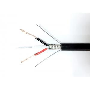 China High Strength Outdoor Multimode Fiber Optic Cable GYXTW 4B1+2C 1.5MM2 Power Wire supplier