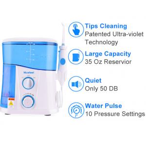 6Pcs Electric Toothbrush and Water Flosser All-in-One for Oral Care