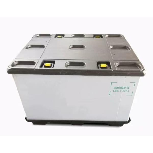 Coaming Collapsible Pallet Container Recyclable Plastic Moving Container Customized