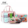 China Wholesale PVC Transparent Makeup Bag Set 3 Pieces Organizer for Travel wholesale