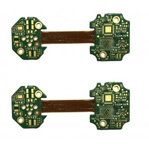 Double Layer Rigid Flex PCB Prototype 4mil Immersion Gold Lead Free