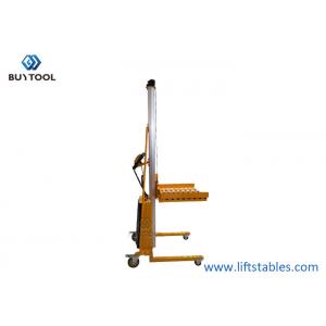 Low Profile Bale Barrel Pallet Hydraulic Stacker Lifters Platform Roller For Hi Rise 470x600mm