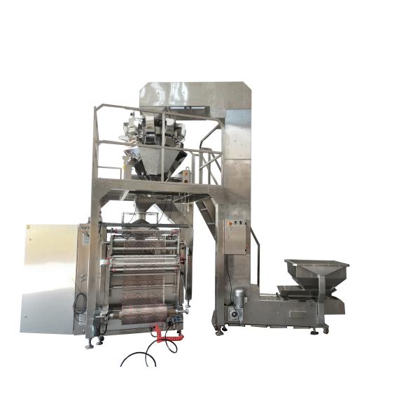 PLC Automatic Weighing And Packing Machine 600kg For Liquid Pouch Filling