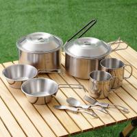 China 304 Stainless Steel Outdoor Multifunctional Multi Person Camping Picnic Set on sale