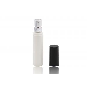 China 5ml Mini Popular White Tubular Plastic Spray Bottles Bulk Brand Perfume Tester supplier