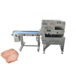 Commercial Cooked Meat Slicer Machine 160mm Width Conveyor Belt Cutter Feeding Inlet