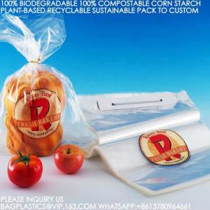 Recyclable Sustainable Micro Perforate Bag With Customized Size BOPP Wicket Bread Cellophane Packaging Bag