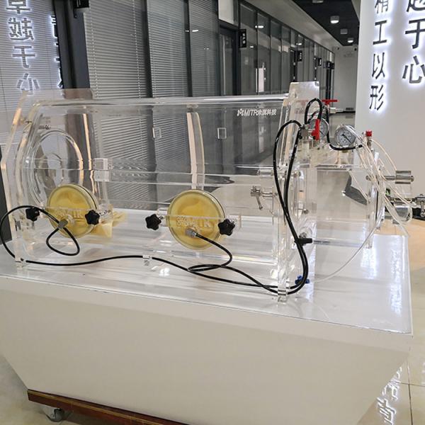 生命を使用して長の実験室の真空のグローブ ボックスの不活性ガスの保護高い透明物