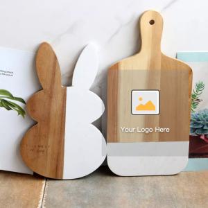 China Natural Stone White Marble 9 X 6 Wood Vegetable Cutting Board With Knife Set supplier