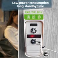 China Holeless Mounting Smart Video Doorbell 4 Ringtones Duplex Talk on sale