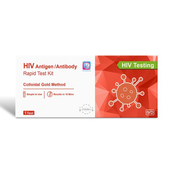 2 in 1 HIV Combo Antigen Rapid Test Kit for Home Self Test