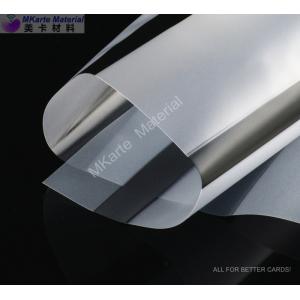 5 Lines Hico Magnetic Stripe Coated Overlay For Magnetic Card Production