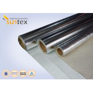 Aluminum Coated With Fiberglass Fabric Heat Protection Materials Protection For Piping Outside