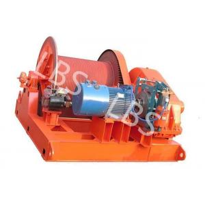 10 Ton Electric Winch Machine With LBS Groove Drum / Electric Crane Winch