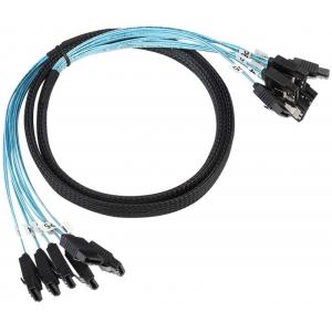 China Female Splitter Wire Harness Cable 6Gbps SATA III HDD 7pin To 7pin For Server supplier