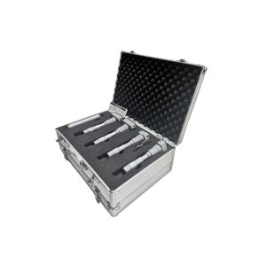 China 50-100mm Three-Point Internal Micrometer Set with Extended Rod Deep Hole Measurement Kit wholesale