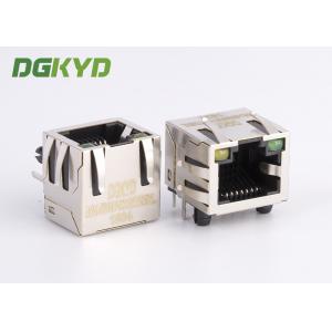 KRJ - 56S8P8C1X1YGENL Metal Shielded Rj45 Jack Connector Without Transformer