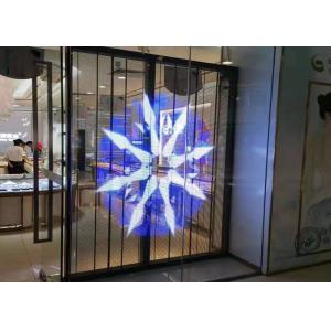 60 Transparent Rgb Glass Window LED Display 1200cd for building wall