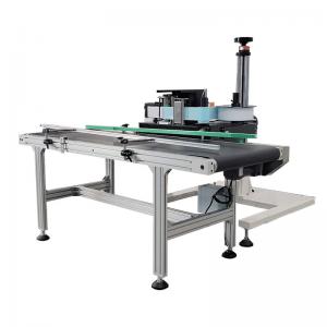China Semi-automatic Label Applicator with Built-in Thermal Printer and QR Code Printing supplier