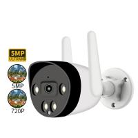 China 2MP 3MP 5MP Bullet Wifi Camera , Outdoor IP Wireless Camera Dual Light on sale