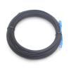 China 2.0*5.0mm 1FO SC UPC To SC UPC FTTH Flat Drop Patch Cord G675A1 With Black Jacket wholesale
