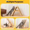 China Cat Scratching Board for Indoor Kittens, Space-Saving Furniture Protector for Sofa Walls, Light Wood wholesale