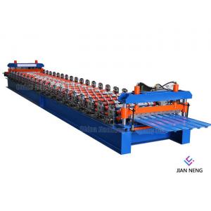 China 0.3 - 0.8mm Color Steel Metal Roof Forming Machine With PLC Control System wholesale