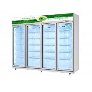 China Commercial Upright Beverage Display Fridge For Cold Drinks / Meat 540W supplier