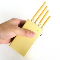 China 3.2 W Portable Cell Phone Jammer , 3G / GPS 4 Antenna Jammer Shield on sale