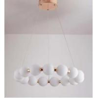 China French Cream Style Nordic Living Room Chandelier Round Buddhist Bead Art Chandelier on sale