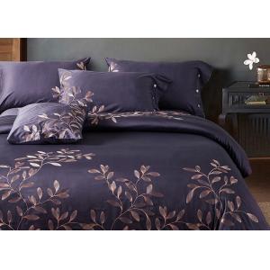 China Leaf Pattern Beautiful Bedding Sets 4Pcs , 100 Percent Cotton Bedding Sets supplier