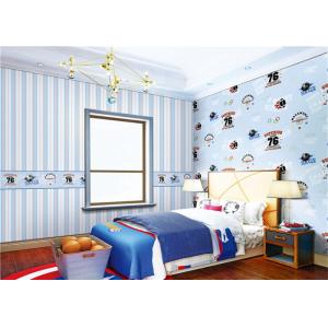 Waterproof Cute Bedroom Wallpaper Non - Pasted For Boy , Eco Friendly