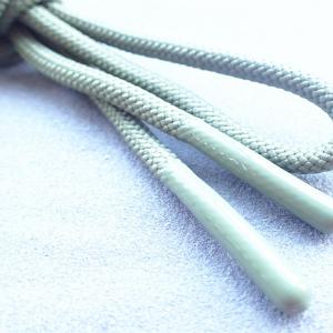 Fashion Polyester 4.5mm Thick Drawstring Cord With Silicone Tips