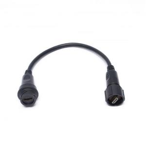 Customized Video Audio Cables , Male To Female Power Cable 6ft Length