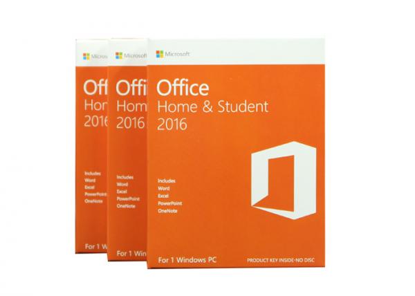 32bit MS Office Home And Student 2016 Retail Box With DVD Activate