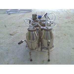 China XD32WY-2 twin buckets and Oilless Vacuum pump Electric motor mobile milking machine supplier