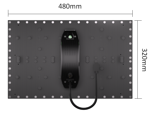 China Écran LED flexible ultra fin P1.8 480*320*5.8mm Plug and Play Module d'affichage LED flexible incurvé wholesale