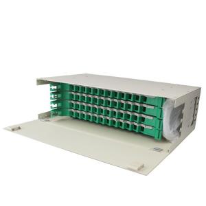 Lightweight Optical Fiber Distribution Frame , Fiber Optic Picture Frame 48 Port