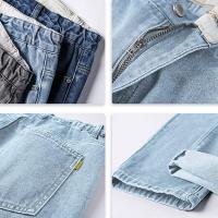China Denim Blue Jeans Poly Cotton Stretch Fabric 3/1 Weave Twill Wear 92*60 BW8OZ on sale