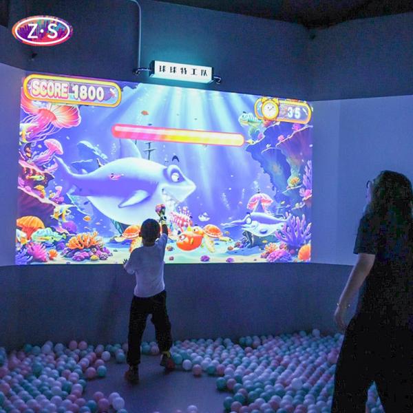 China Interactive Throw Wall Game DLP 3D Effects Interactive Wall Projection wholesale