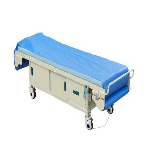 China Automatic Hospital Patient Bed Sheet Changing Examination Couch With Cabinet ODM supplier