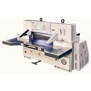 Automatic Touch Screen Computerized Paper Cutter / Guillotine Paper Cutting Machine